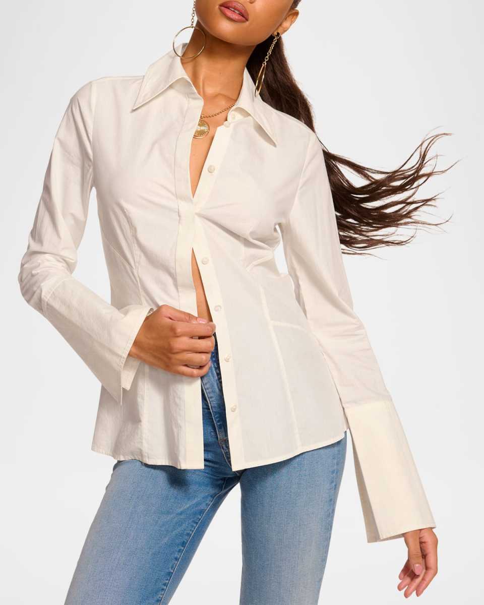 Jay Fitted Button-Front Shirt